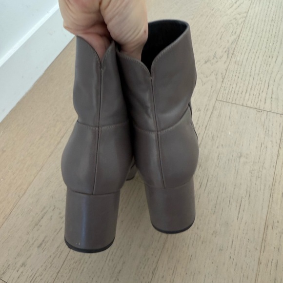 Cole Haan Grand OS Taupe Leather Heeled Boots - Picture 7 of 8